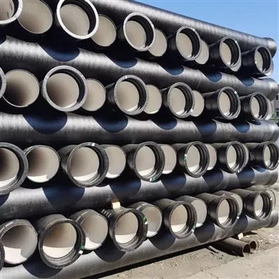 DN80에서 DN2600까지 직경의 연성 철 파이프